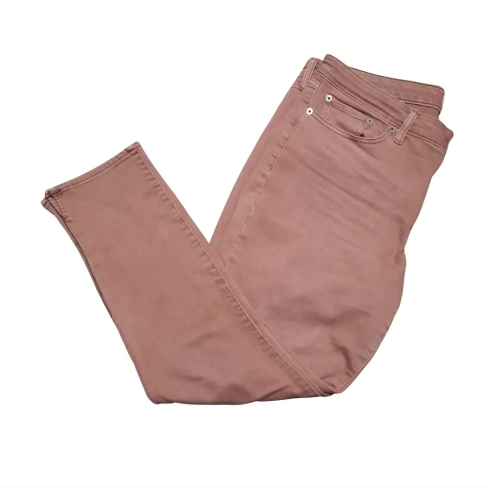 LUCKY BRAND Skinny Jeans Pink Women's Plus Size 14